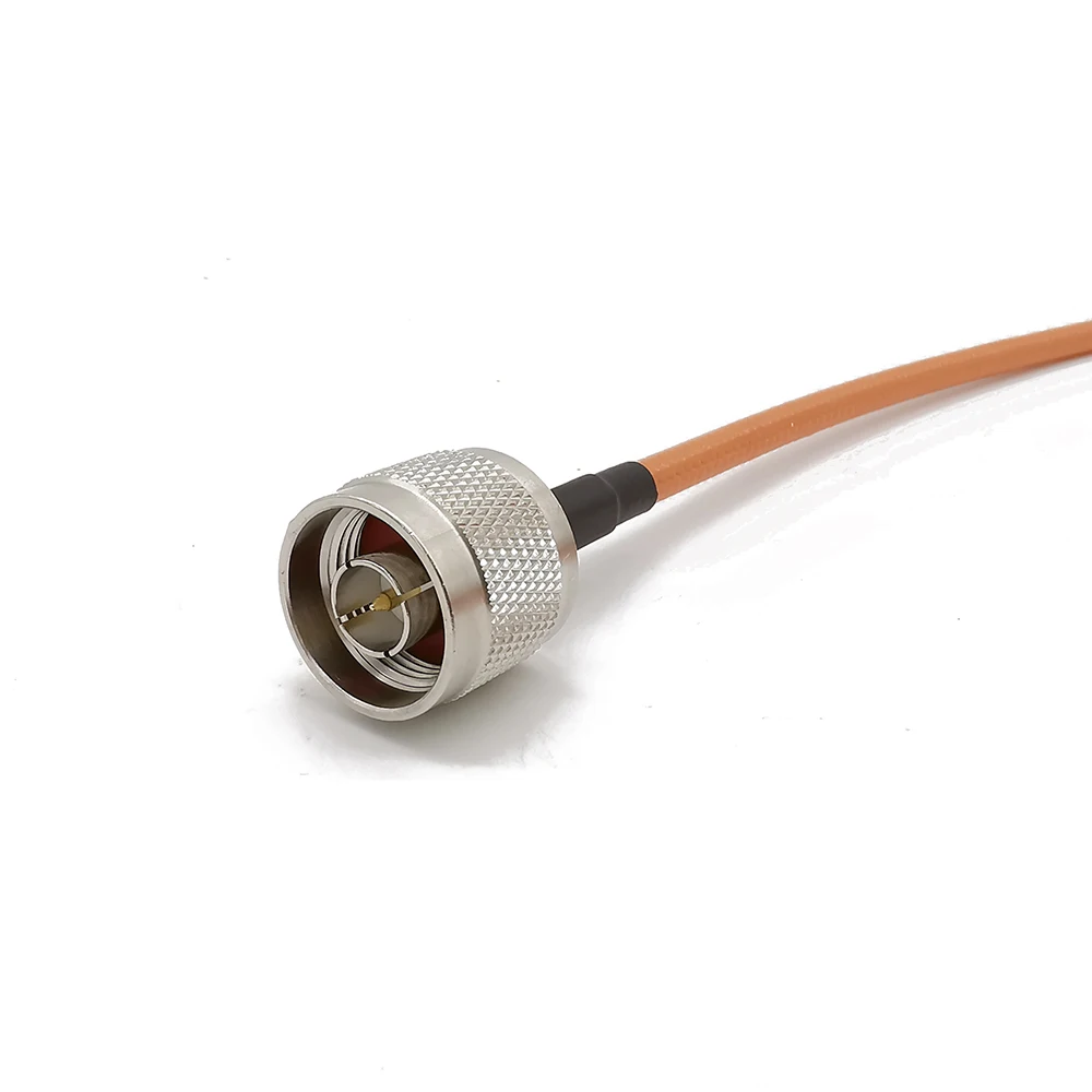 

SMA Male to N Male RF Double Shielded RG400 Low Loss Cable Type N Plug to SMA Plug Superior Shielding Wffectiveness 1-30M