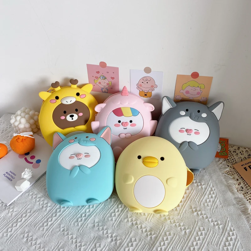 Милые Мультяшные женские сумки силиконовые сумки-мессенджеры на плечо новый