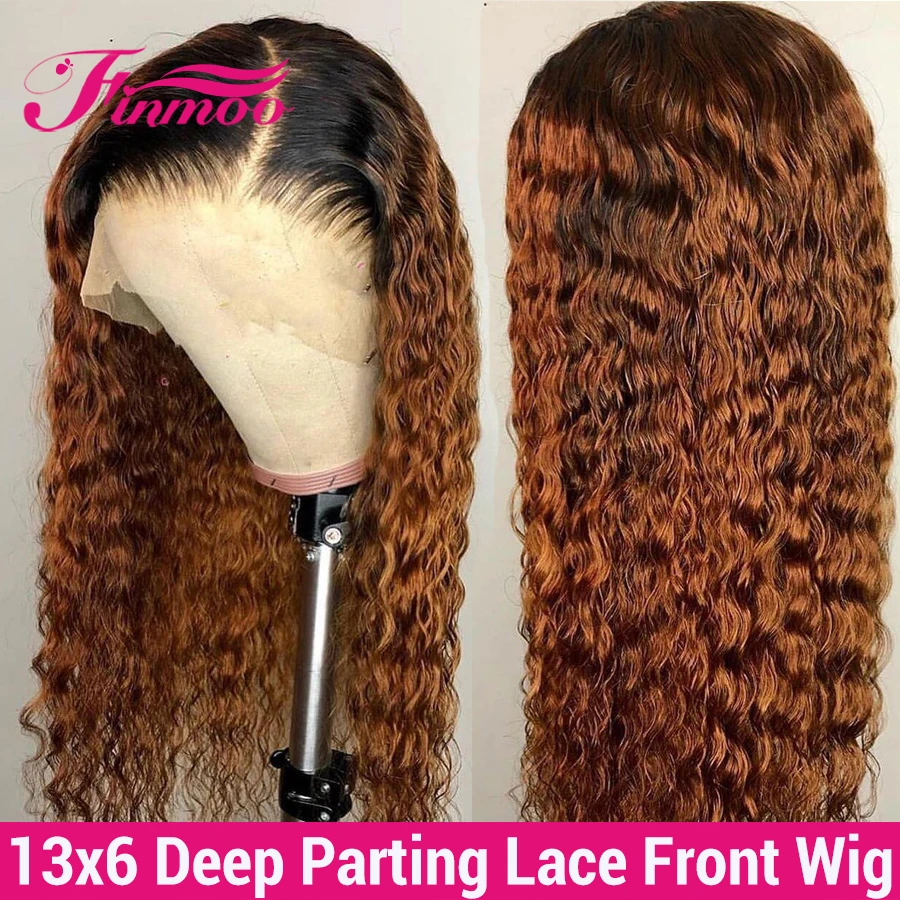 Парик человеческих волос для женщин 180 плотность вьющихся фронта шнурка 360