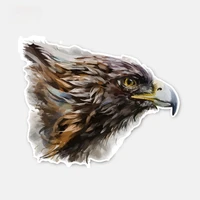 funny animals decal coolest eagle head decor car sticker modelling personalized car window 14 7cm11 8cm