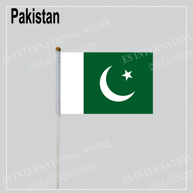 Ручной флаг с палками Северная Ирландия Норвегия Оман Пакистан Национальный