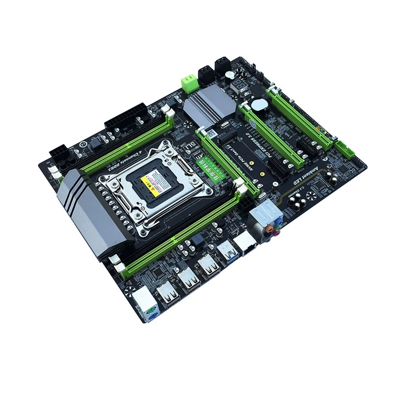 X79 Turbo Motherboard LGA2011 ATX Combos E5 2650 C2 2Pcs x 8GB 1600Mhz PC3 12800R PCI-E NVME M.2 SSD USB3.0 | Компьютеры и офис
