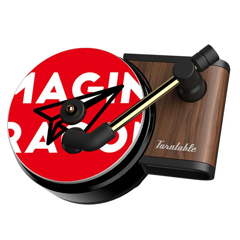 

Vintage Record Player Car Perfume Air Freshener Spin Phonograph Car Air Vent Clip Auto Accessories Interior Aromatherapy Clip