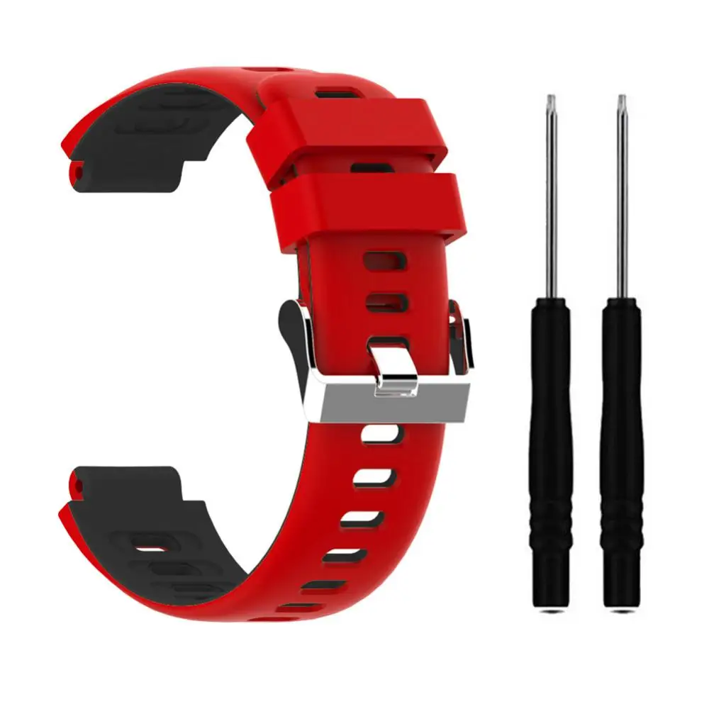 

22mm Replacement Silicone Watch Strap Band for Gar-min Forerunners 235 Lite 735XT Wearable Devices Smart Accessories