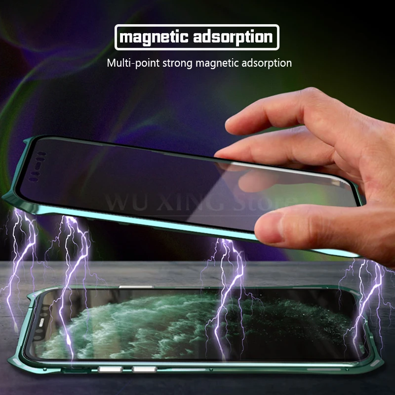 Для iPhone 11 Pro Max чехол Магнитный для 360 противоударный бронированный iPhone11 Чехол |