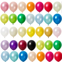 5inch round pearl balloons 50pcslot colorful party birthday wedding festival decoration latex balloon