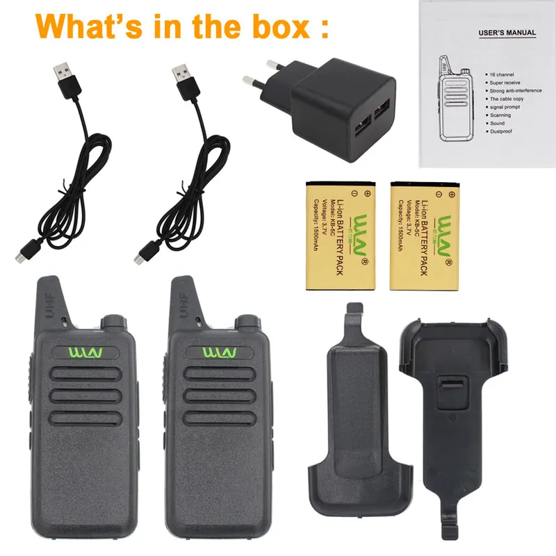 WLN KD-C1 мини иди и болтай Walkie Talkie UHF приемно-передающая радиоустановка 5 Вт мини Портативный 2 Way Радио УВЧ 400-470Mh радио иди и болтай Walkie Talkie - Цвет: 2PS