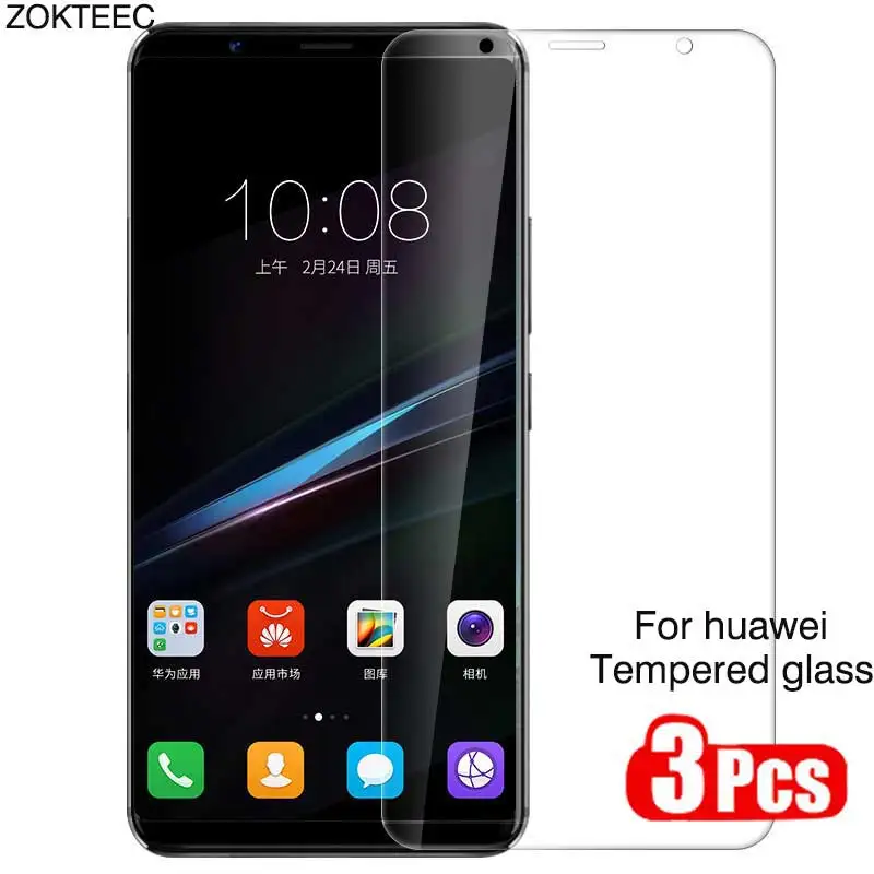 Закаленное стекло ZOKTEEC для Huawei Mate 20 10 P20 P30 Pro Lite защитная пленка премиум-класса 9H 2.5D
