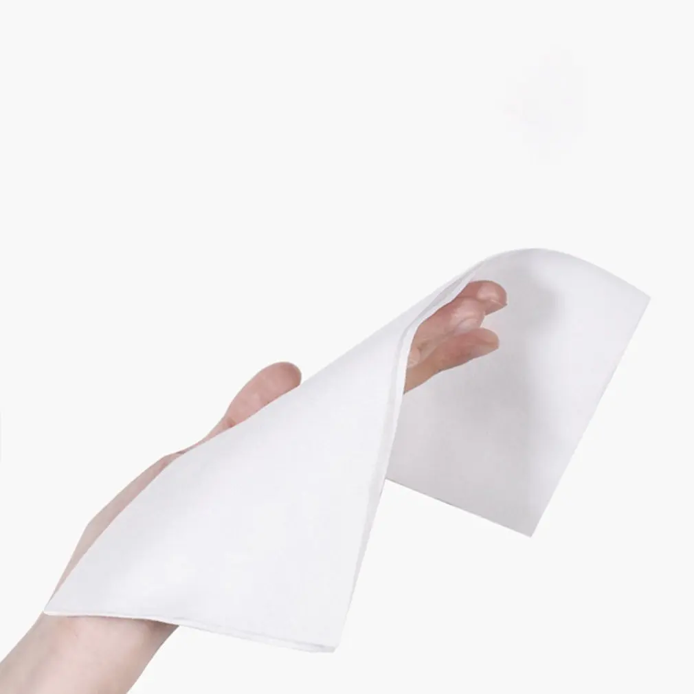 100 шт./пакет одноразовые Полотенца Очищение Бумага мягкий ватным тампоном