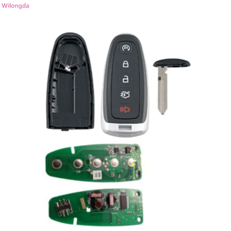 Умный пульт дистанционного управления без ключа с 5 кнопками 434 МГц 315 PCF7953A для