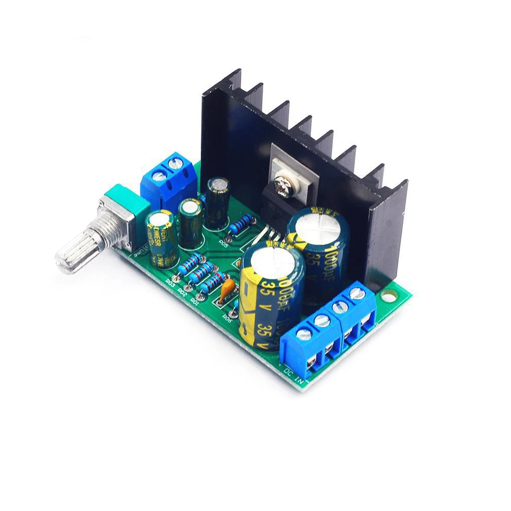 TDA2050 Audio USB Power Supply Potentiometer Amplifier Board 1 One Channel CH AC DC 12-24V 5W 120W Module | Мебель