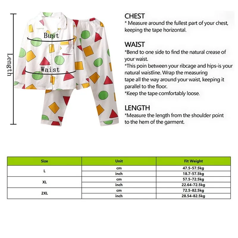

Man and Woman Pajamas Set Sinchan Cotton Print Summer Short Sets Japanese Style Pajamas for Couples Girl Sleepwear 2021