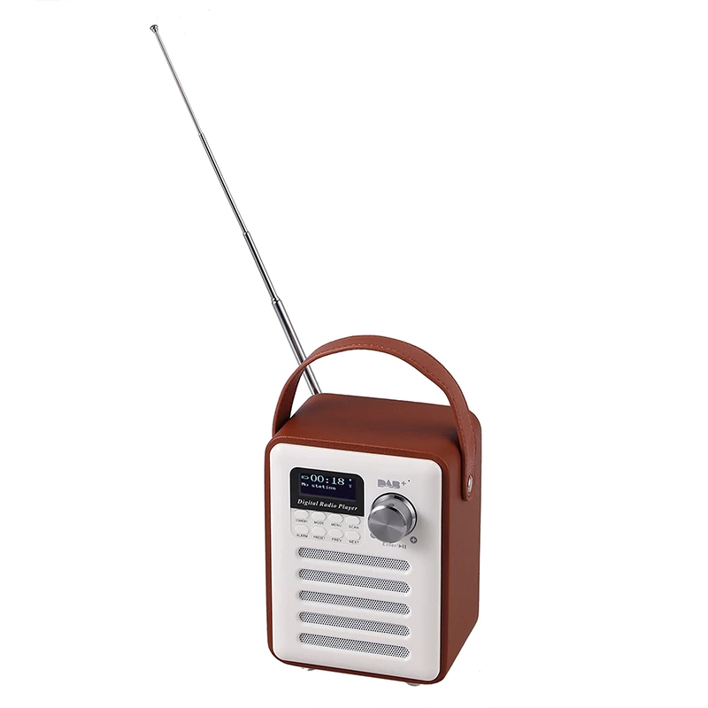 Ретро радио DAB+ цифровой портативный fm-радио беспроводной кристально чистый Премиум Стерео звук Будильник перезаряжаемый ЕС штекер динамик