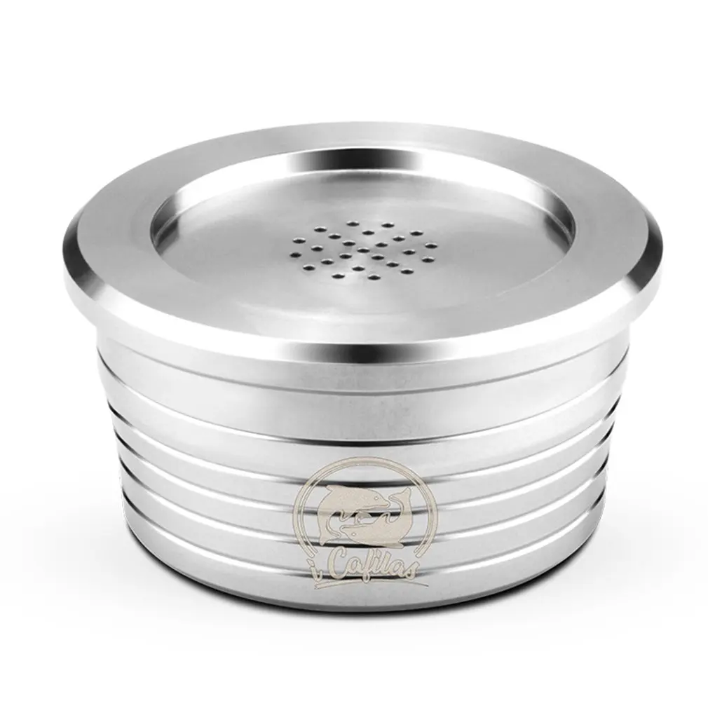 Многоразовые капсулы для кофе из нержавеющей стали фильтр капельница Темпер