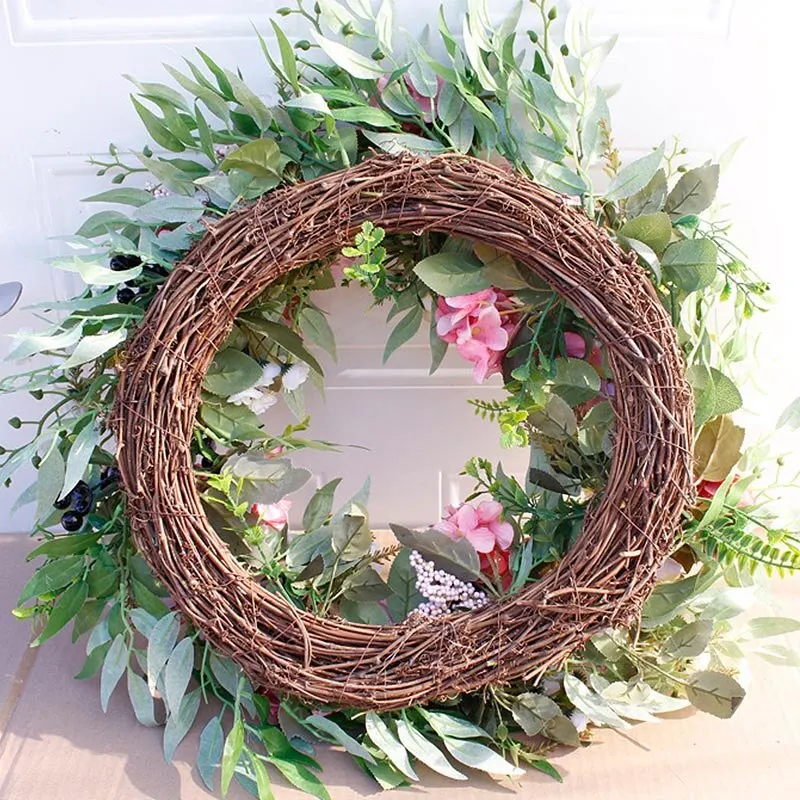 Искусственные венки для дверей 56 см двери свадебные украшения вечерние дома