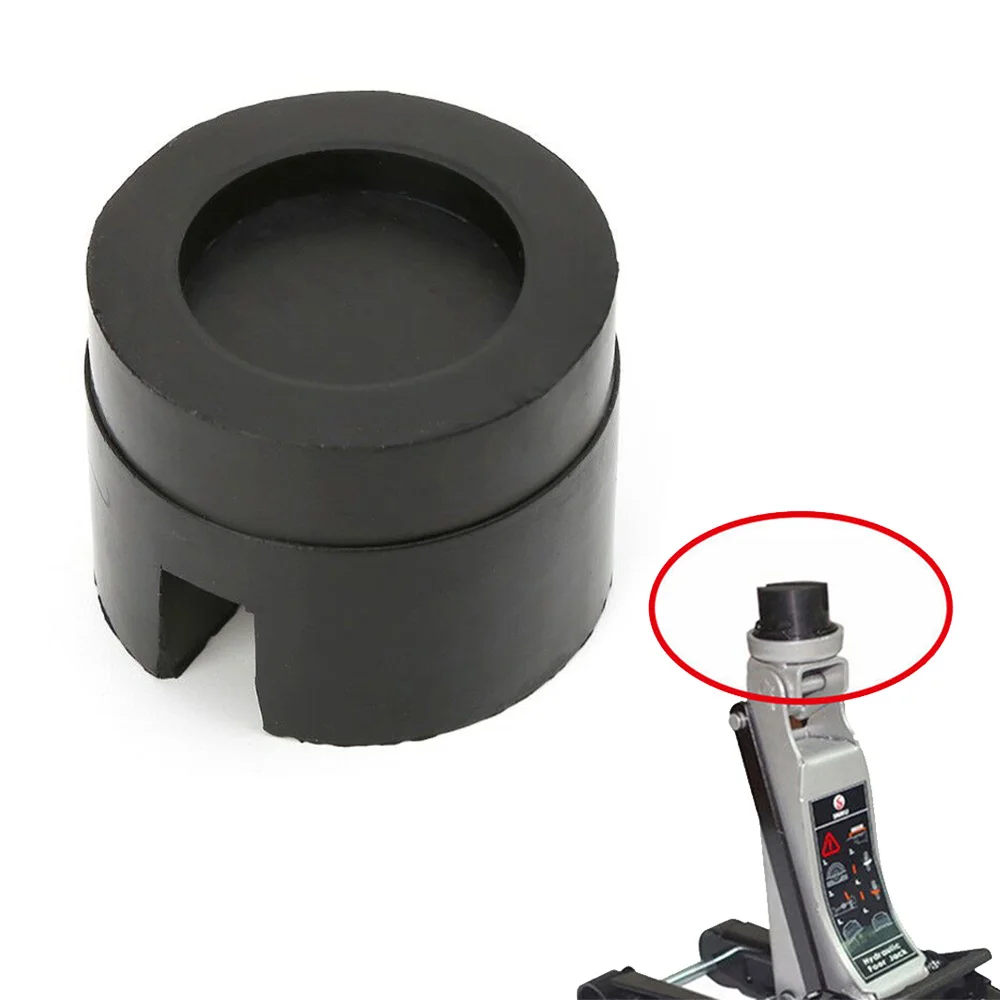 

SUV Rubber Pads Car Floor Frame Hydraulic Jack Disk Lifts Metal Slotted