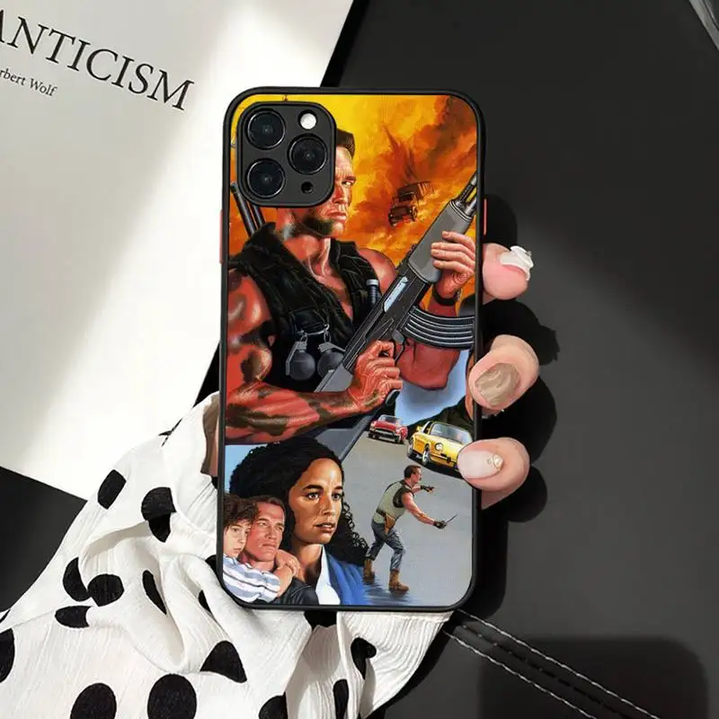 

Arnold Schwarzenegger movie Phone Case matte transparent For iphone 7 8 11 12 plus mini x xs xr pro max cover