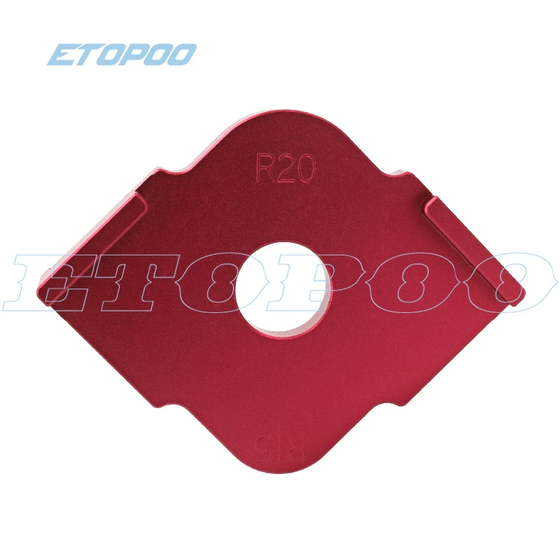 Деревообрабатывающий радиусный фрезерный станок для обрезки шаблонов из алюминиевого сплава радиус углов R5 R10 R15 R20 R25 R30