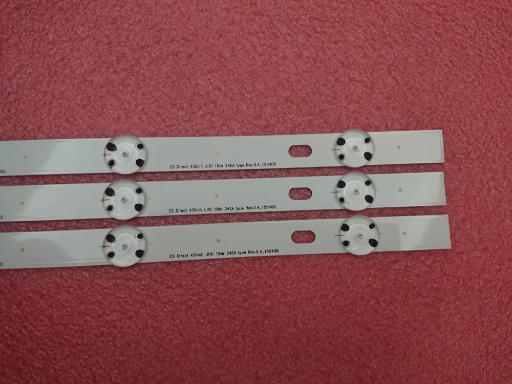 15 шт. 8 светодиодный 850 мм светодиодный подсветка полосы для LG 43UH6030 43UF640 HC430DGN-SLNX1 UF64_UHD_A 43LH60FHD EAV63192501