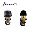 Искусственный меховой микрофон Deat cat для ветрового стекла Blue yeti Nano с губкой, чехол для микрофона ветрозащитная пена для Blue Yeti Nano