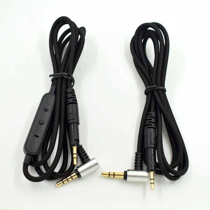 

Audio Cable with MIC for Sennheiser HD598 HD518 Audio technica ATH-M50X M40X Headphones Replacement