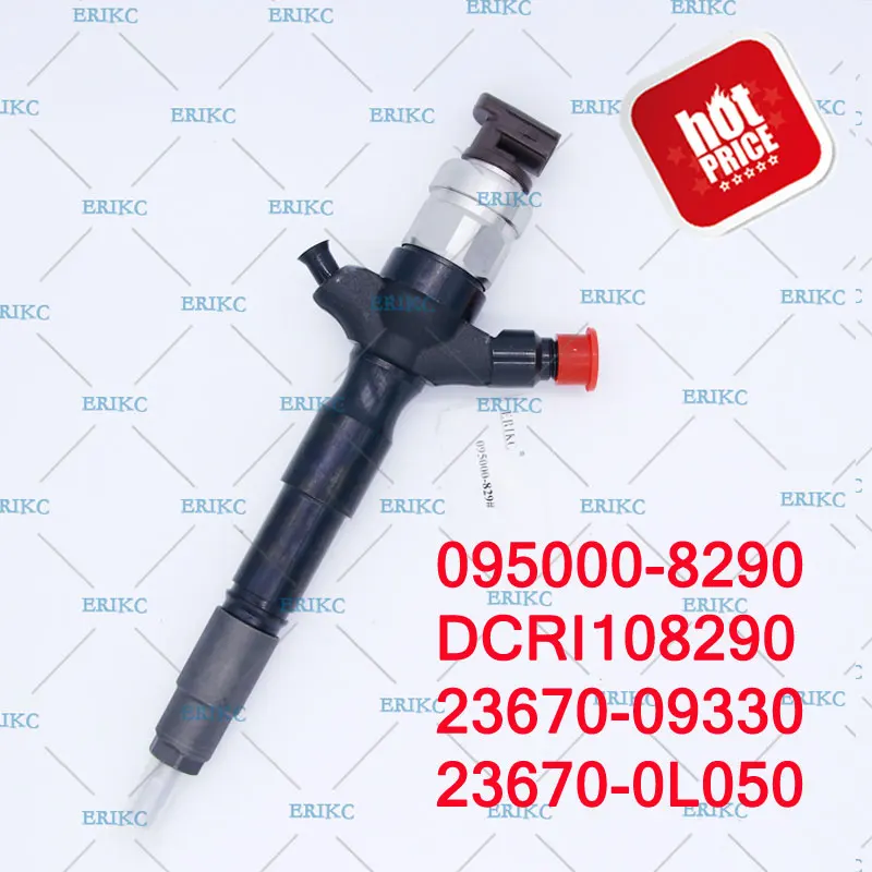 

ERIKC Auto Fuel Injector 0950008290 Diesel Car Injection 095000-8290 (23670-09330) Engine Oil Inyector Nozzle 8290 For Toyota