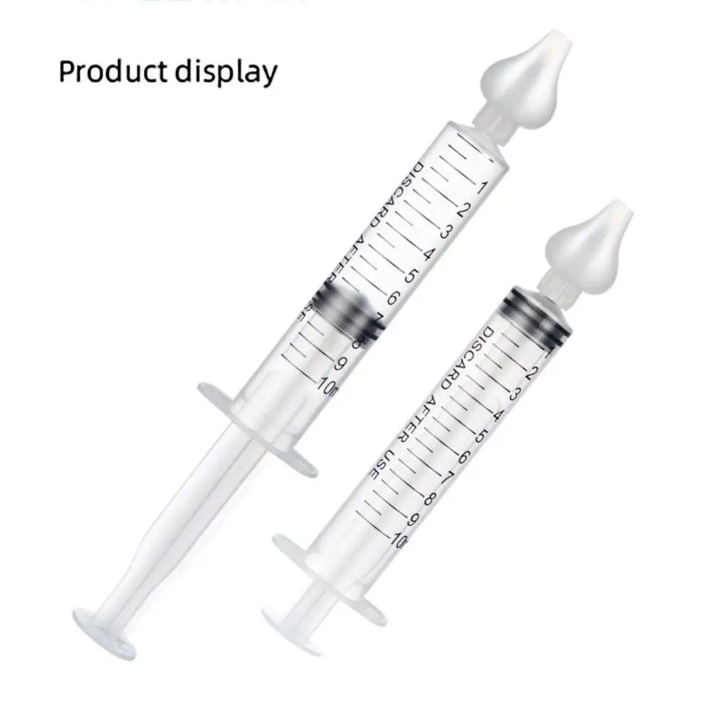 Jlong 2 PCS 10ml Baby Silicone Solid Needle Tube Care Nasal Aspirator Health | Мать и ребенок