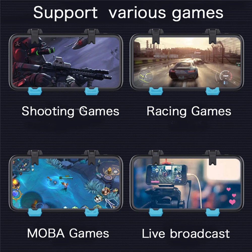 PUBG мобильный F11 шутер Кнопка Firestick триггер геймпад джойстик контроллер емкостная