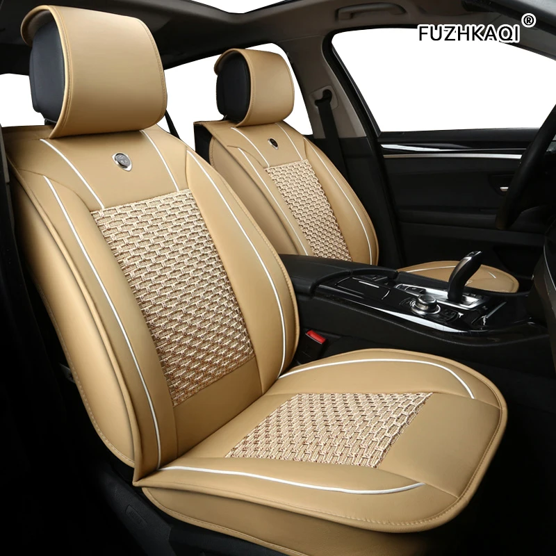 FUZHKAQI 1 шт. чехол на автомобильное сиденье для audi a3 8p 8l sportback A5 Q3 q7 2007 q5 a4 b7 avant a6 c5