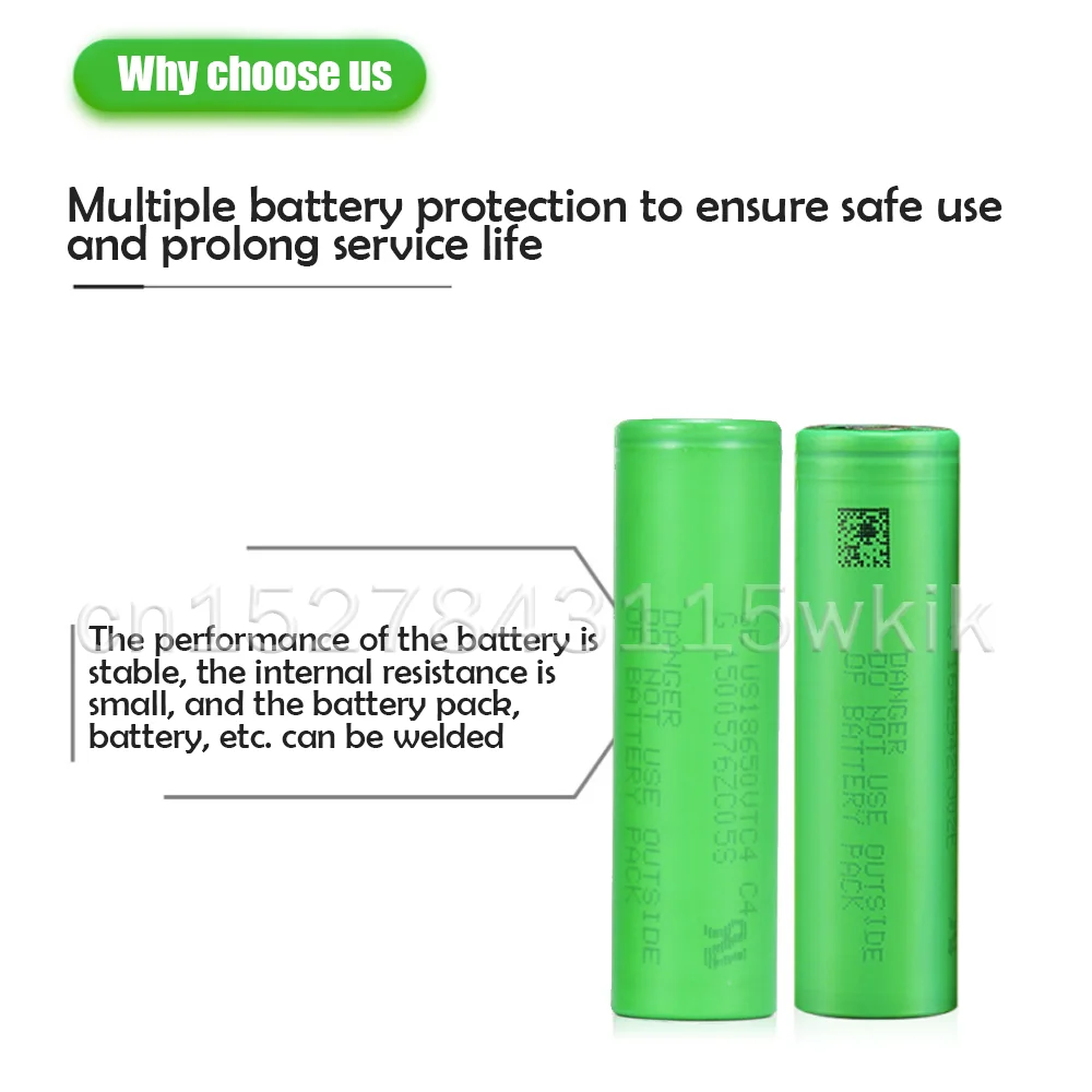 1-10 шт. оригинальные 18650 US18650VTC4 3 6 В 2100 мАч VTC4 30A литий-ионные перезаряжаемые батареи