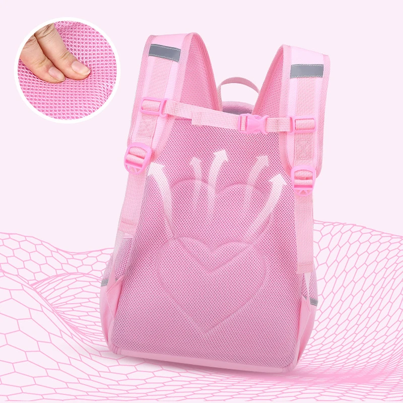 Girls' backpack Primary School Bag backpacks for children kids bag Orthopedic School backpack 1 grade Cute Backpack Schoolbag