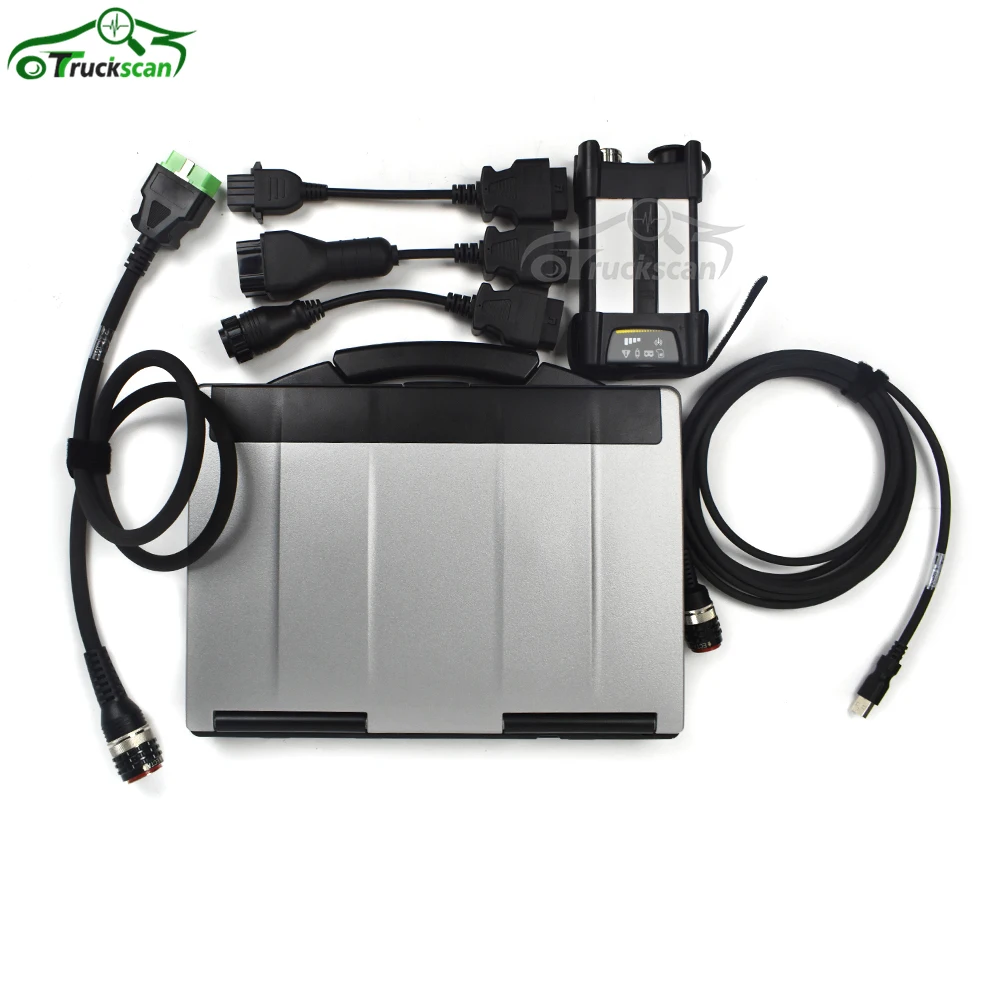 Для VOLVO Vcads Vocom II 88890400 VOCOM 2 Грузовик Экскаватор диагностический инструмент с CF19