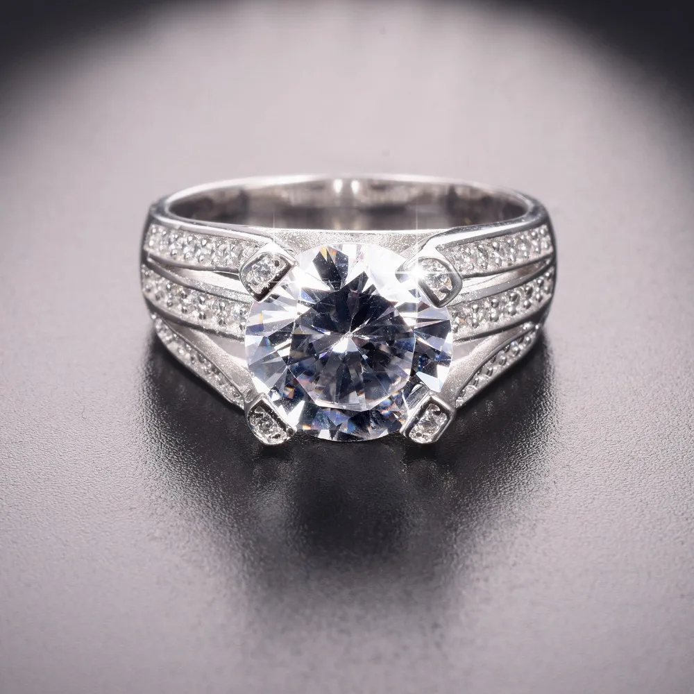 Роскошные ювелирные изделия из стерлингового серебра 925 пробы классический