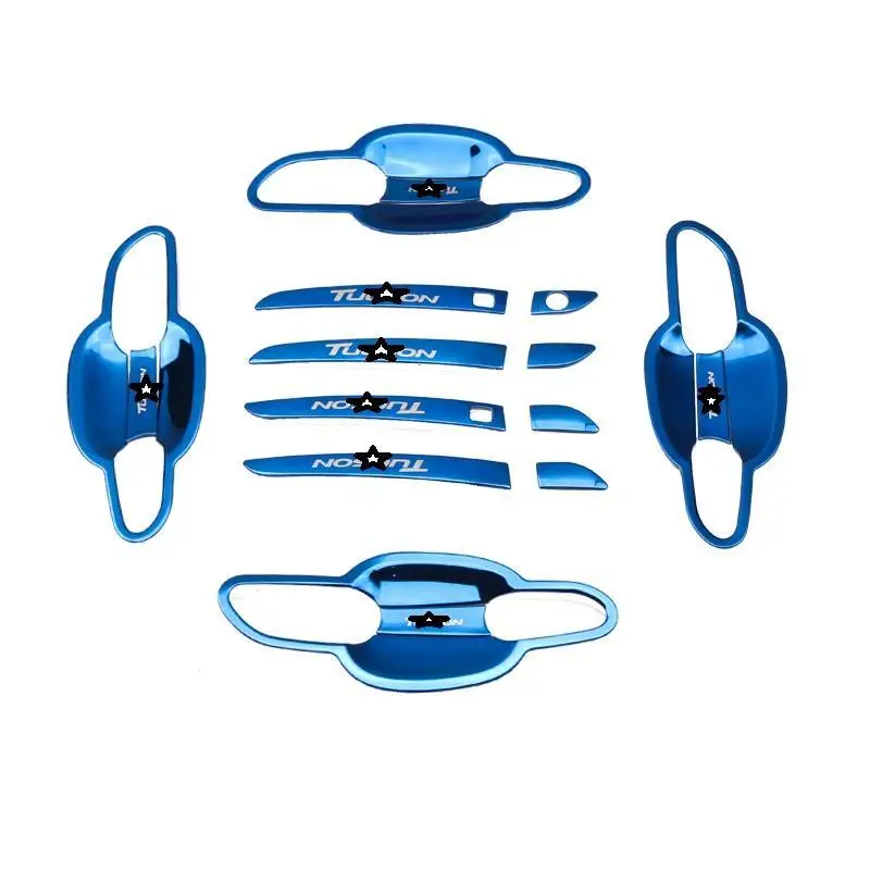 Автомобильные хромированные авто модифицированные дверные ручки внешние