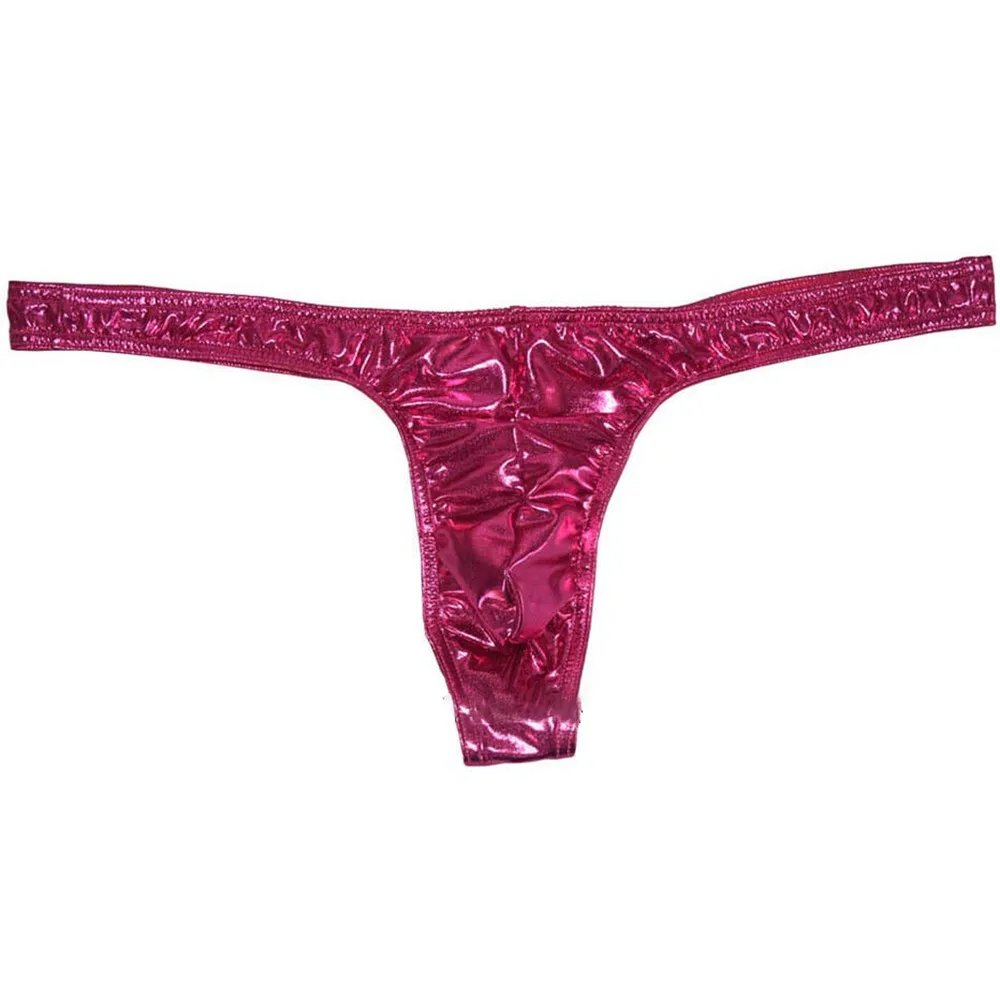 

Men Sexy Thong Low Waist Three-dimensional Bulge Pouch Elastic T Pant Sexy Low Waist Three-dimensional Bulge Pouch Elastic Thong