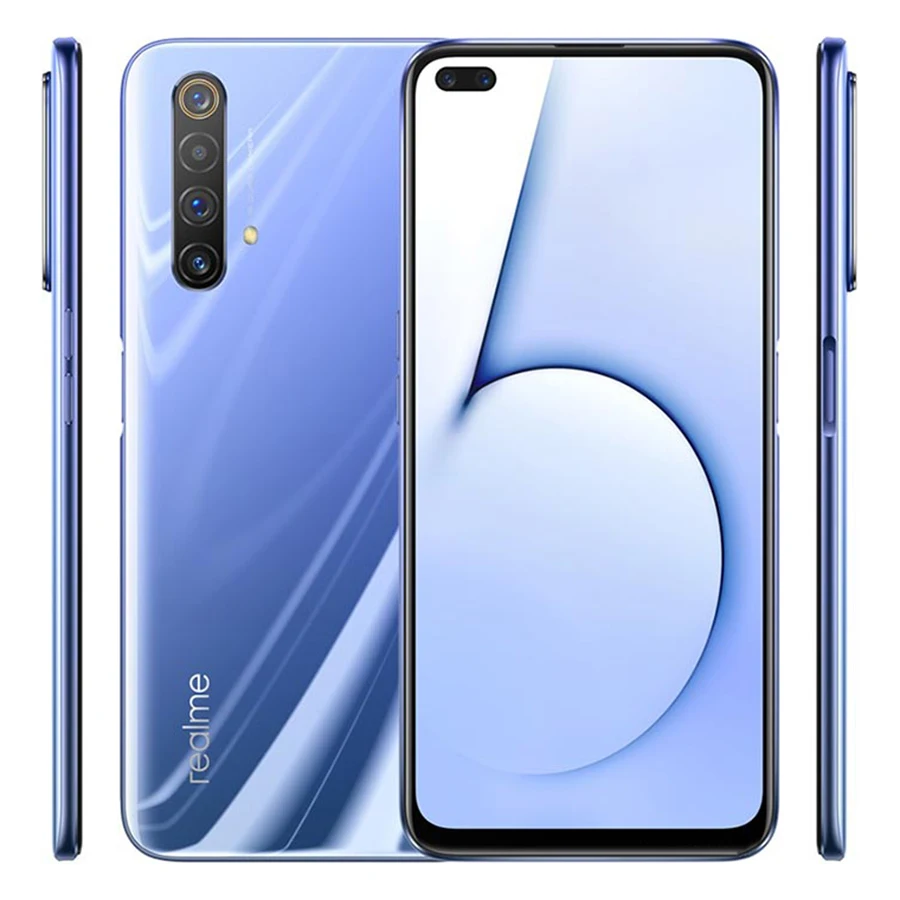 Мобильный телефон Realme X50 мобильный экран 6 57 дюйма 8 Гб ОЗУ 128 ПЗУ Snapdragon 76