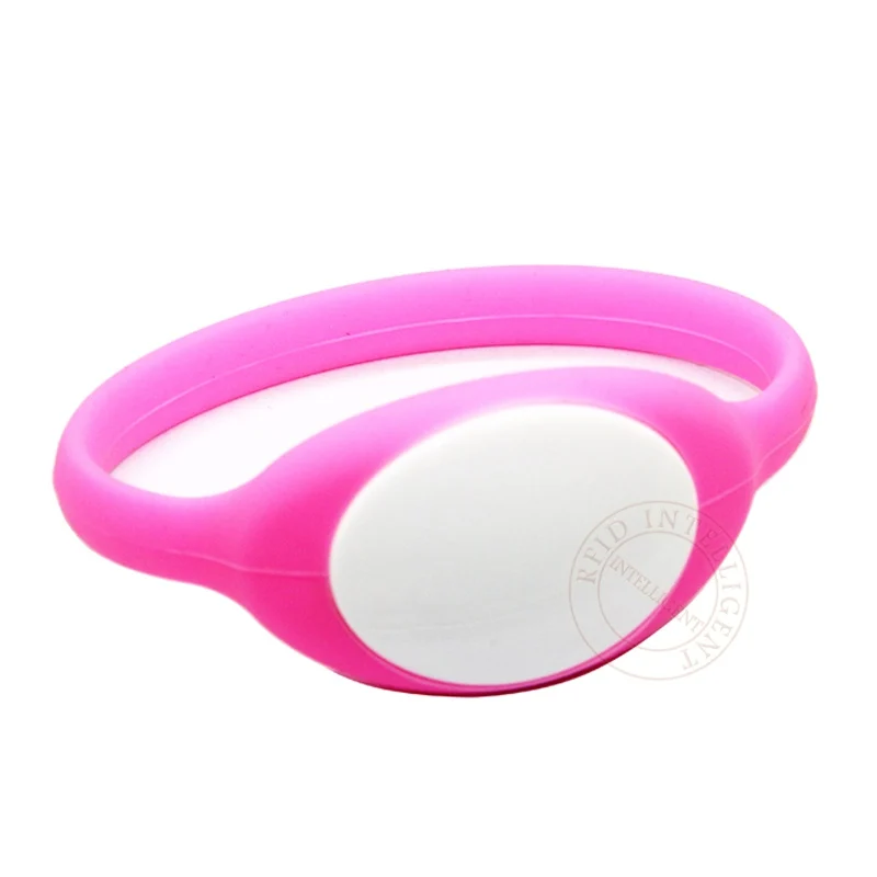 100Pcs/Lot Eco-friendly Waterproof 125KHz RFID Silicone Wristband Read Only TK4100 EM4100 ID Smart Bracelet for Swimming Pool |