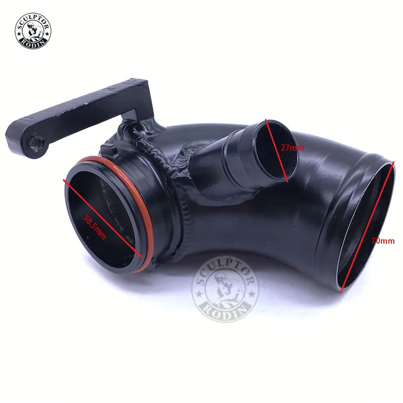 Silicone Intake Hose Pipe Turbo Inlet Elbow Muffler Delete For VW Golf MK7 R Audi 2015+ V8 MK3 A3 S3 TT ea888 3gen engine | Автомобили и