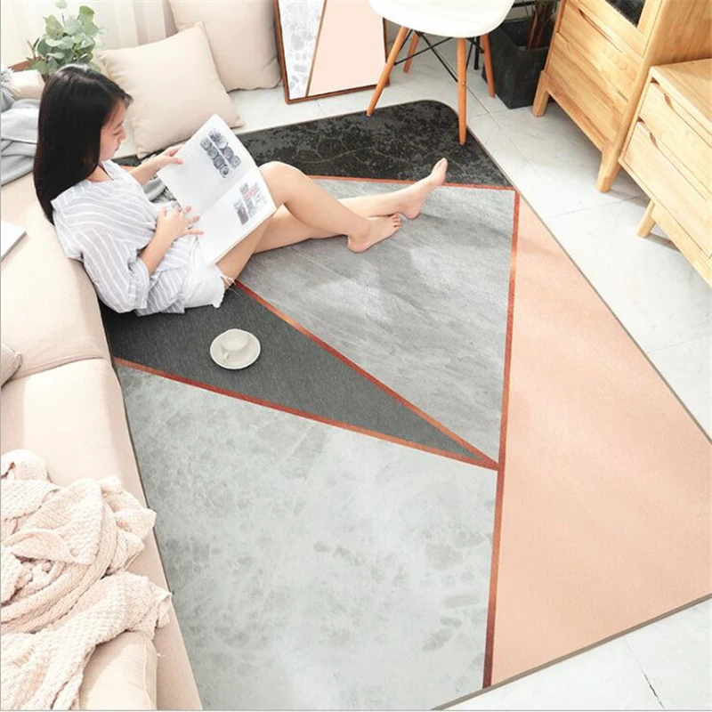 Скандинавский Геометрический стиль ковры для гостиной модный домашний ковер