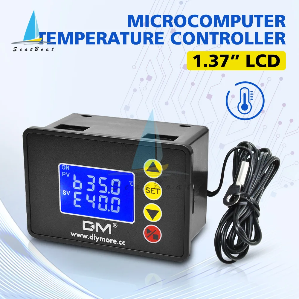 

Термостат с ЖК-дисплеем 1,37 дюйма, 110-220 В