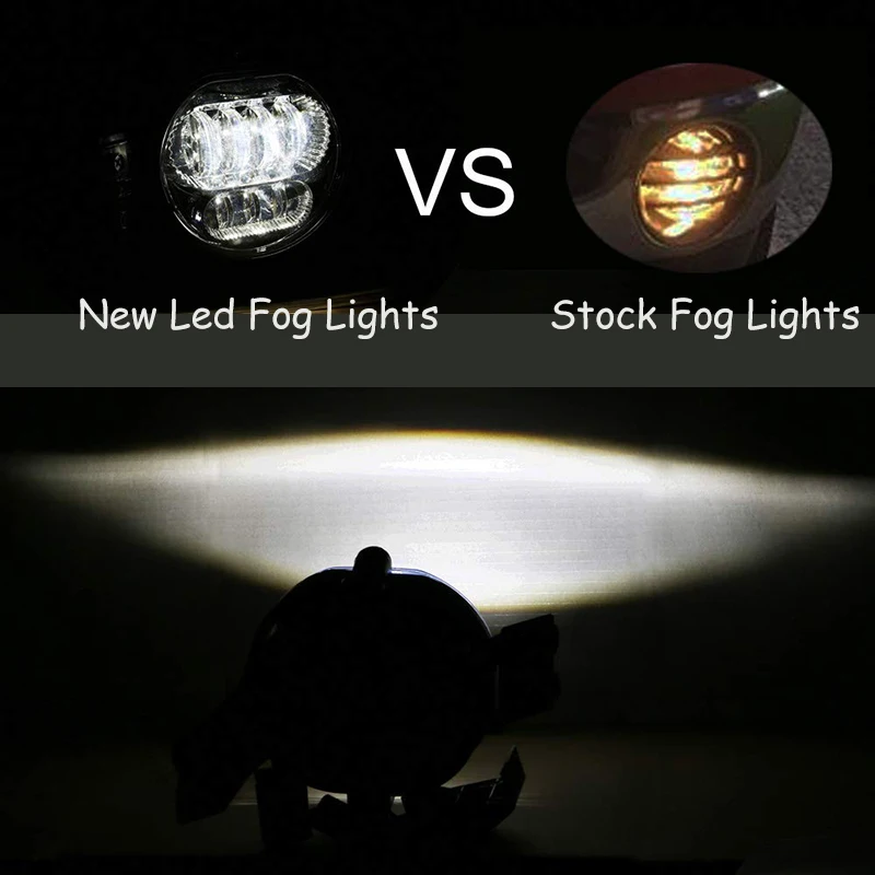 Черный 63 Вт светодиодный противотуманный светильник s для Dodge Ram 1500 2002 2008 пикап Halo