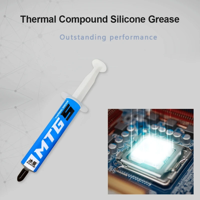 Thermal Paste Kit High Performance Grease Compound for Cooler Heatsink Interface Computer Processor CPU GPU |