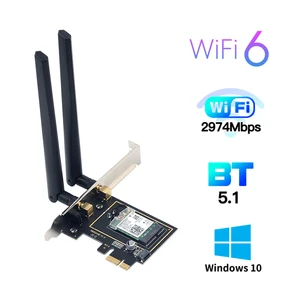 3000 Мбитс Wifi 6 PCIe WiFi адаптер Intel AX200 для Bluetooth 5,1 802.11ax двухдиапазонный 2,4G5 ГГц PCI Express беспроводная карта