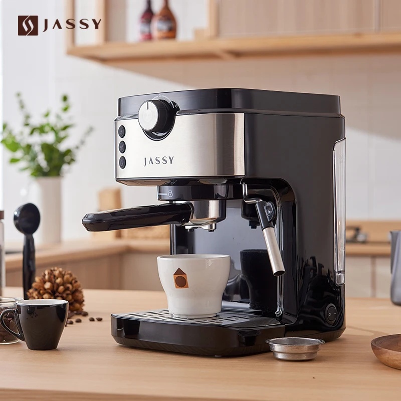 

JASSY Italian Espresso Coffee Machine 19 Bar Automatic Coffee Maker Machine with Milk Frother Wand For Espresso,Cappuccino Latte