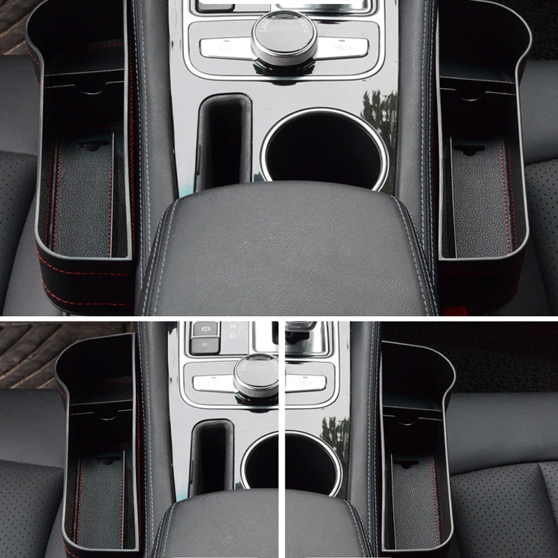 

Car Seat Crevice Storage Box Auto Accessories Catcher Organizer Universal Organizer Box Phone Holder Pocket Seat Gap Slit Pocket