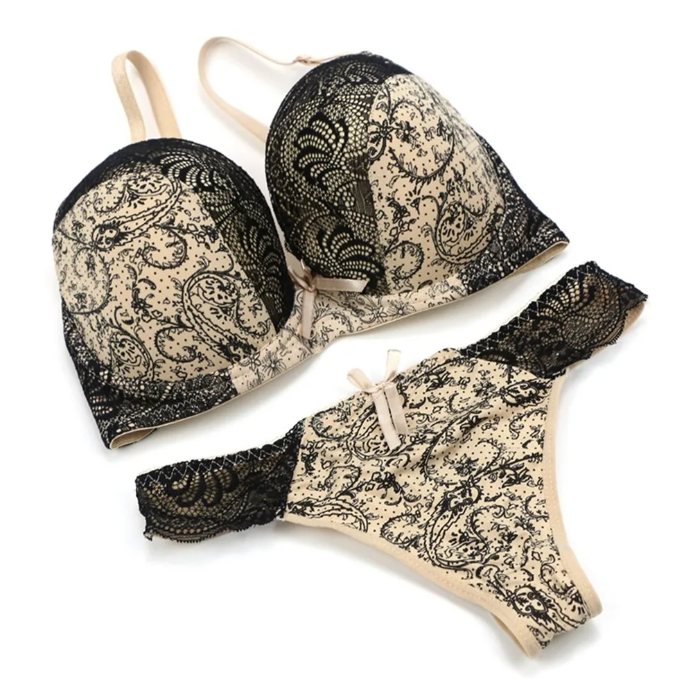 bra and brief sets DaiNaFang Hot Selling Women Sexy Patchwork Bra Comfortable Plus Size Lace Bra Set With Bottom Many Colors Available Underwear bra sets