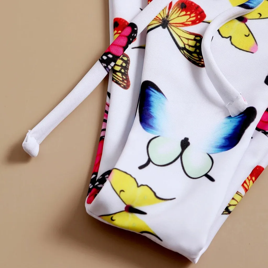 

SAGACE Swimwear Women Swimsuit Sexy Butterfly Print Bikini 2020 New Push Up Bathing Suit Women Bandage Summer Bather 3PCS