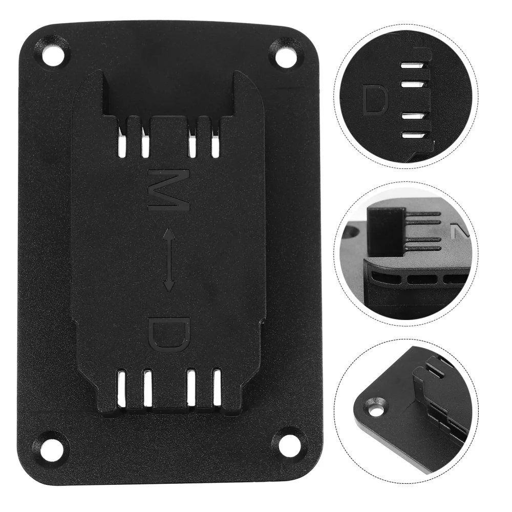 

1pc Tool Mount M18 Tool Holder Hanger Drill Mount Tool Dock Holder (Black)