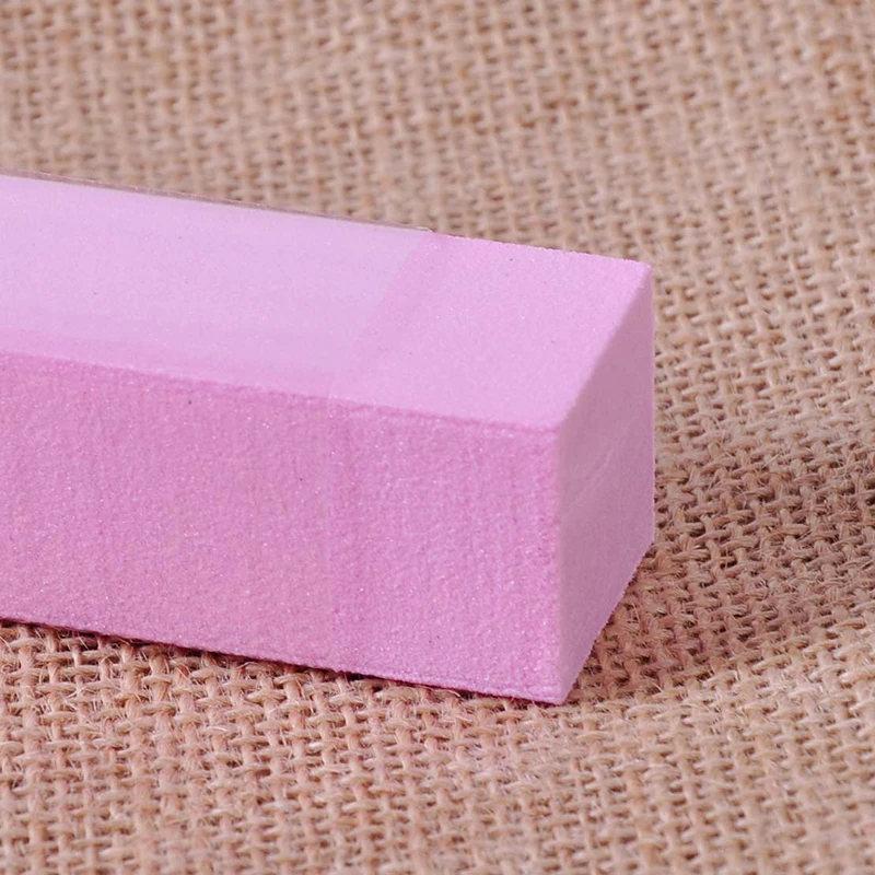1pcs Form Nail Buffers File For UV Gel White Buffer Block Polish Manicure Pedicure Sanding Art Tool 7colors | Красота и здоровье