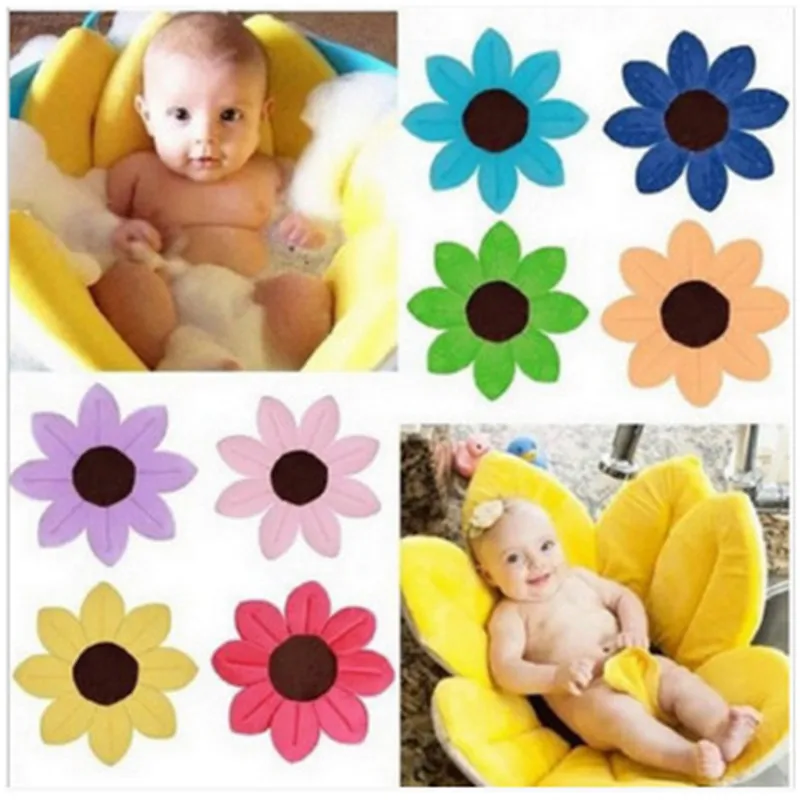 Reciern Nacido bebte flor bamino bagnera bebé plegable flor Bagno de juguete infantil de la felpa Цветочные cojin nignos nignas seguridad p